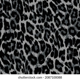 Abstract grey leopard pattern elegance seamless work