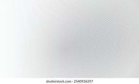 Abstract grey line circle with gradient for backdrop or presentation