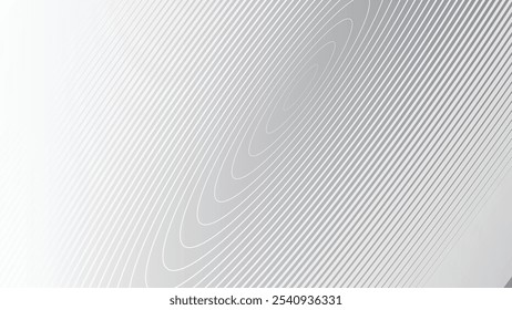 Abstract grey line circle with gradient for backdrop or presentation