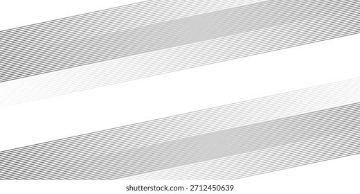 Fondo de textura de semitono de línea gris Abstractas. Degradado de Formas diagonales de desvanecimiento. Diseño sencillo. Ilustración vectorial.