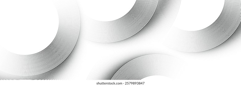 Abstract grey lines refraction vector background