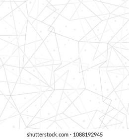 abstract grey lines and spot on white background. connection wireframe and network concept