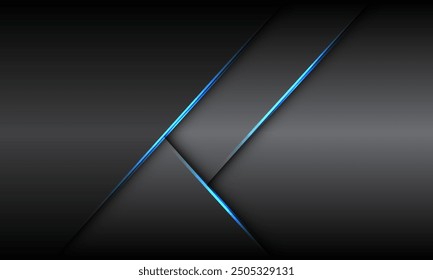 Ilustración vectorial de fondo futurista moderna de diseño geométrico de sombra negra de corte de luz roja metálica gris Abstractas.