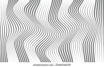 abstract grey oblique edgy irregular wave line pattern suitable for background.