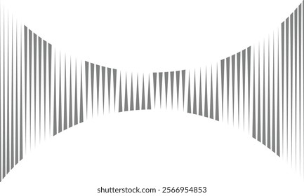 abstract grey oblique edgy irregular bulge line pattern art suitable for background.