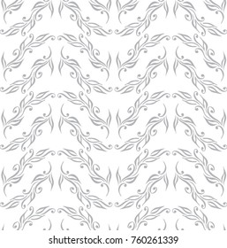 Abstract grey ornamental pattern