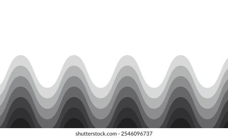 Abstract grijs papier gesneden kleur achtergrond vector afbeelding