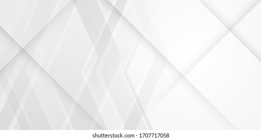 Cartel de fondo y patrón gris abstracto con triángulo dinámico. ilustración del vector de seguridad cibernética de la red de partículas de tecnología.