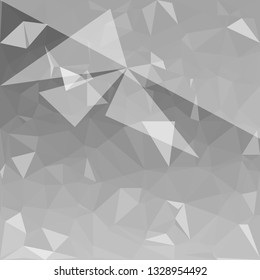 Abstract Grey Polygon background. Low Poly Creative template or pattern. 