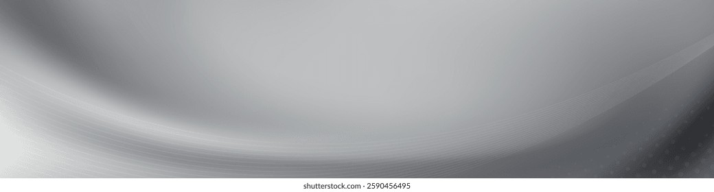 Abstract grey satin flowing background.