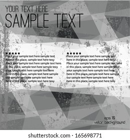Abstract grey scale flayer template 
