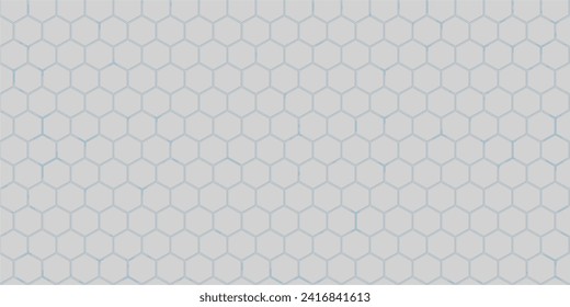 Abstract Grey Seamless Futuristic Simple Hexagonal Gaming Cyber Vector Tech Background Template