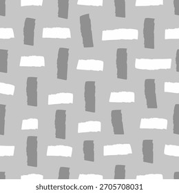 ABSTRACTAS GRIS patrón sin fisuras Fondo de pantalla diseño simple dibujado a mano trazo pincel fondo de fondo minimalista textura de diseño moderno
