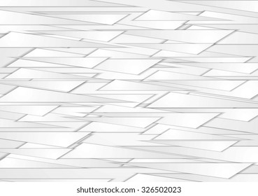 Abstract grey shapes corporate vector background