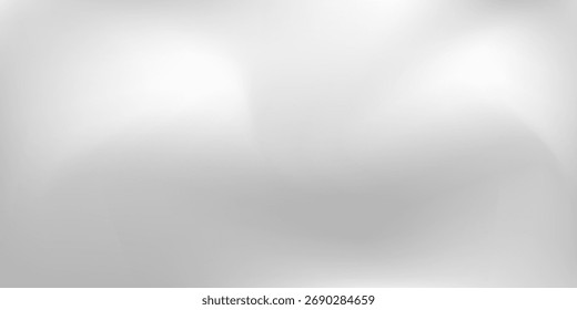 Fondo de papel de plata gris Abstractas. Textura de malla de espejo de metal. Gradiente cromado brillante con color claro. Diseño sencillo. Ilustración vectorial