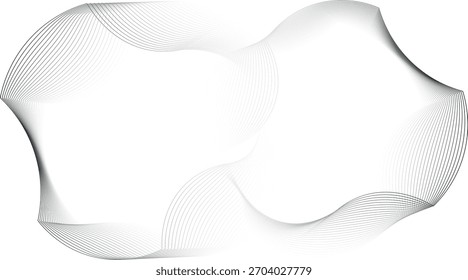 Elemento liso gris Abstractas Swoosh Speed Wave Modern. Diseño de la onda abstracto.