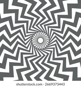 abstrakte graue Wirbel Spirale Zick Zack Hintergrund Vektordesign