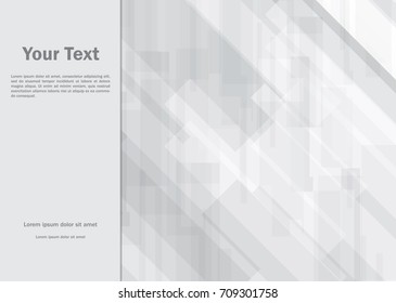Abstract grey  tech geometric corporate design background.
