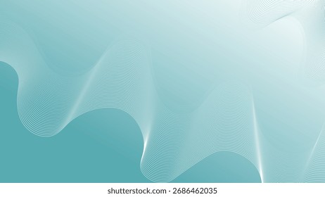 Gris Abstractas, líneas abstractas de Tecnología sobre fondo blanco. Onda gris ondulada, onda de sonido de frecuencia. Línea de onda Abstractas para Anuncio, Plantilla, fondo de Fondo de pantalla.