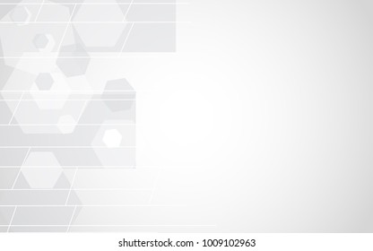 Abstract grey technology style background. Elegant gray backdrop for web site, tech presentations, cover template and wallpaper.Useful for engineering design solutions,flyer,poster, banner and surface