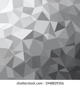 Abstraktes graues Tondreieck Low-Polygon-geometrische Hintergrund Textur, Vektorgrafik.