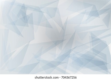 Abstract Grey transparent geometric background with triangles. Vector trendy graphic design