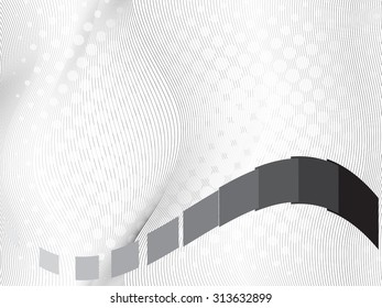 Abstract grey triangles wave background