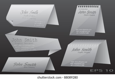 Abstract Grey Vector Banners