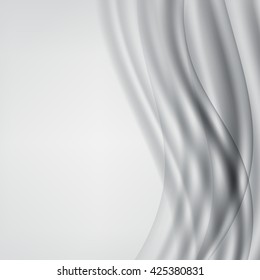Abstract grey wave background