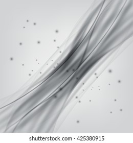 Abstract grey wave background