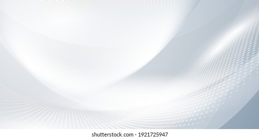 Abstract grey wave background poster and dynamic  technology network Vector illustration 