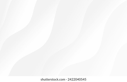 Abstract grey wave background vector illustration.