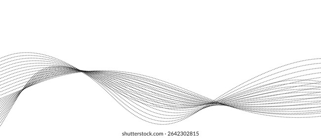 abstract grey wave background vector illustration
