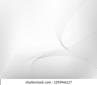 Abstract grey wave business background modern business design. Futuristic tech line. gray curve flow
