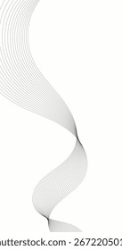 Onda gris Abstractas sobre fondo blanco y Espacio para texto para insertar Elementos