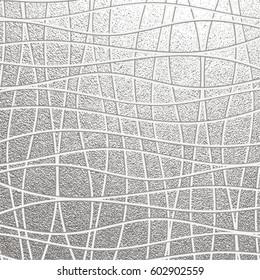 Abstract grey waves background. Vector graphic art wavy design - stock vector