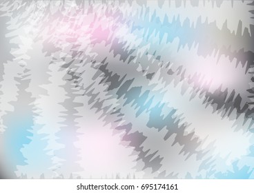 Abstract grey waves on pastel color background 