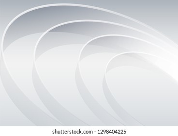 Abstract grey wheel and ring geometric technology background with gear shape. Vector abstract graphic design