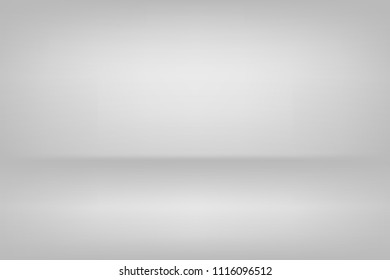 Abstract grey white abstract background. Empty room with spotlight effect. Vector EPS10 Graphic art design.