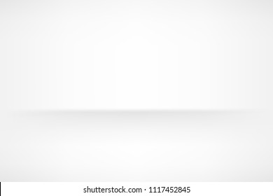 Abstract grey white abstract background. Empty room with spotlight effect. Vector EPS10 Graphic art design.