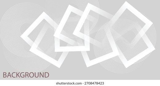 Abstract Grey white  background paper shine and layer element vector for presentation design. Suit for business, corporate, institution, party, festive, seminar