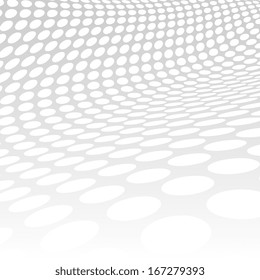 Abstract grey and white dotted background.