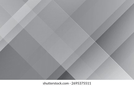 Abstract grey and white geometric background. Vector illustration