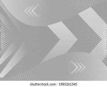 Resumen de diseño de fondo moderno geométrico y blanco y gris