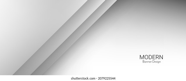 Resumen de diseño de fondo moderno geométrico y blanco y gris