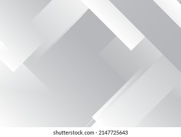 Resumen de diseño de fondo liso y gris y blanco geométrico elegante