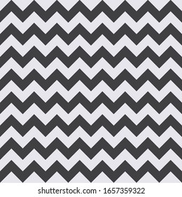 Abstract grey and white geometric zigzag texture. Vector illustration.