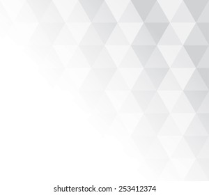 Abstract grey and white pattern for background texture. Vector illustration