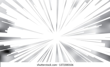 Abstract Grey and White Rays Background