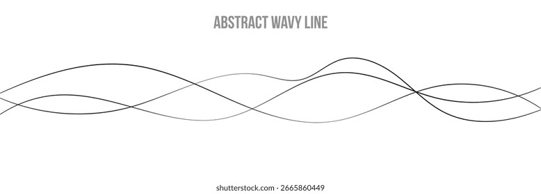 Abstrato cinza, branco suave elemento swoosh velocidade onda moderna fluxo fundo branco. Linha de onda abstrata para banner, modelo, fundo de papel de parede com design de onda. Ilustração vetorial em eps 10.